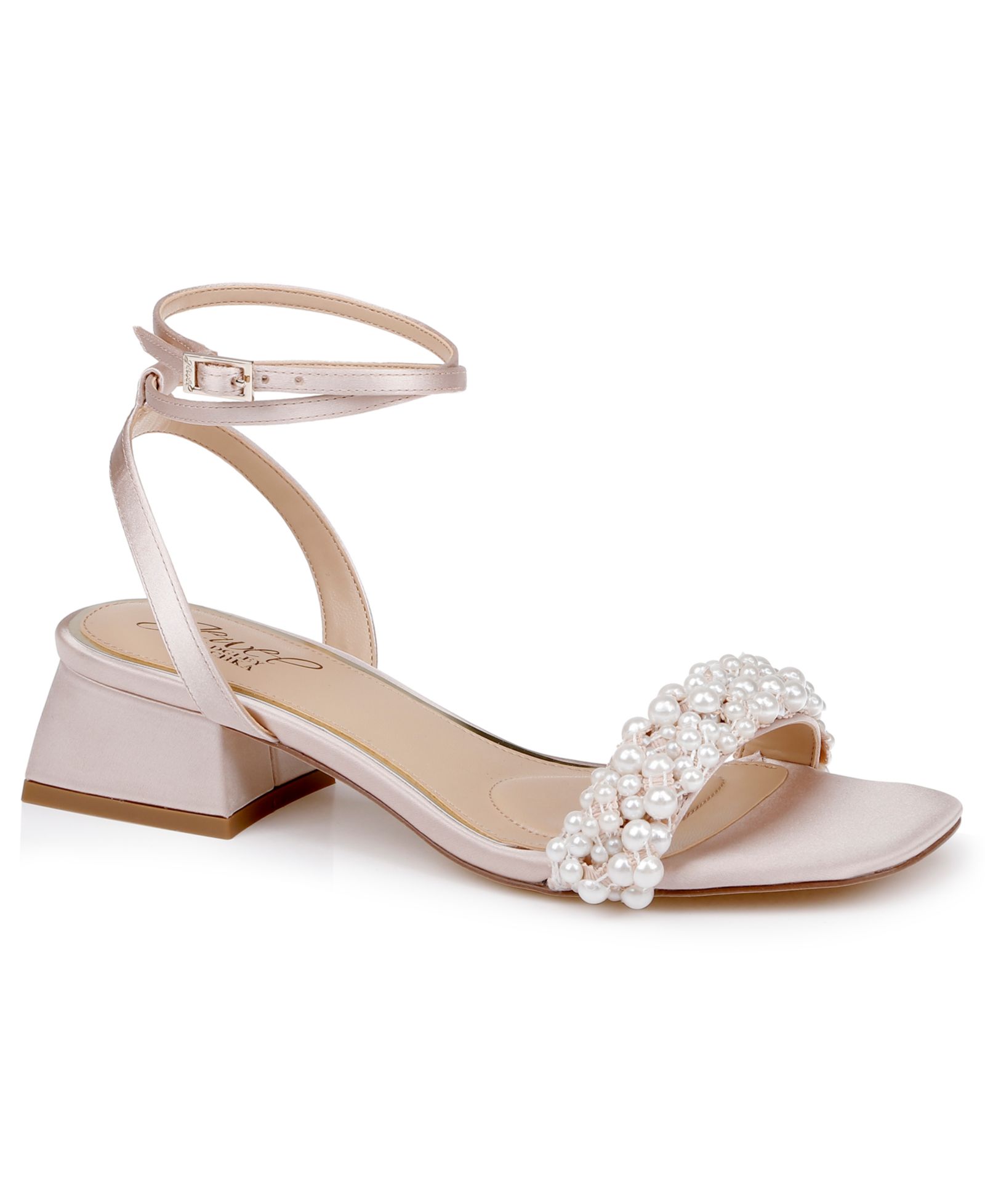 Jewel Badgley Mischka Women's Payton Square Toe Evening Sandals