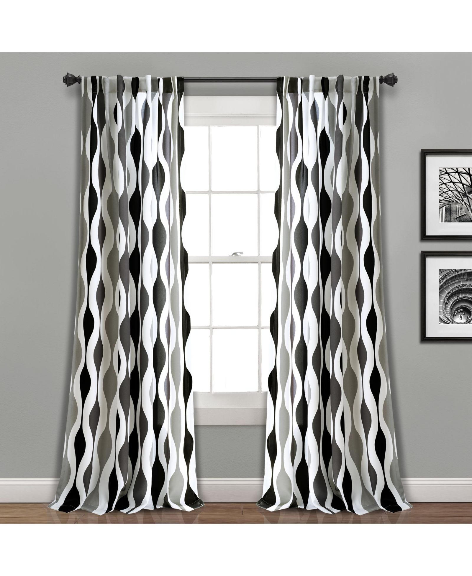 Шторы Lush Decor Mid Century Geo Room Darkening