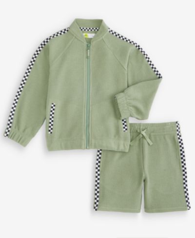 Комплект из куртки и шорт Epic Threads для мальчиков Toddler, текстурный трикотаж, 12M-5T