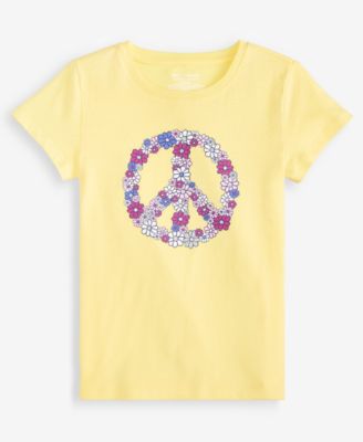 Детская футболка Epic Threads с цветочным принтом Peace Sign