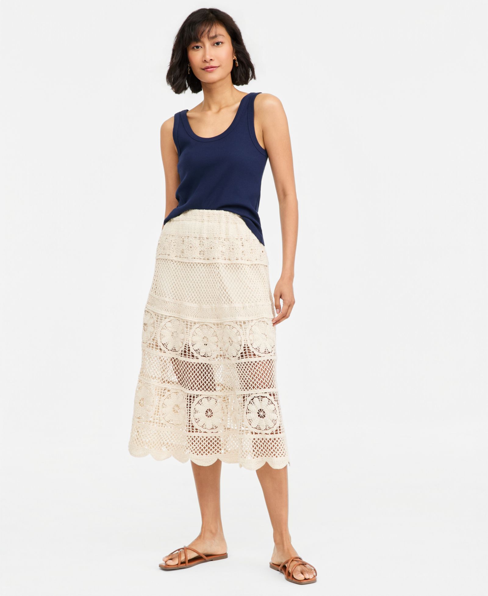 On 34th Women's Crochet Midi Skirt, Macy's Exclusive
