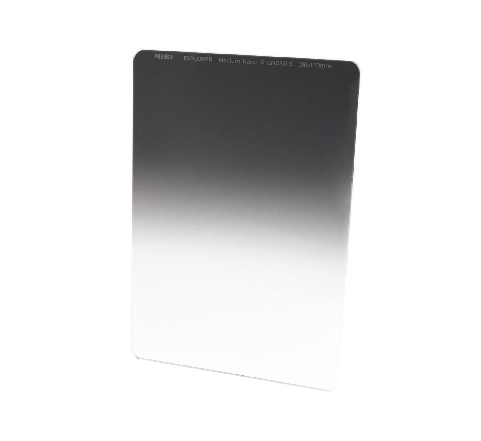 NiSi Фильтр Explorer Nano IR Medium Graduated Neutral Density (8) 0.9, 100x150mm, 3 Stop