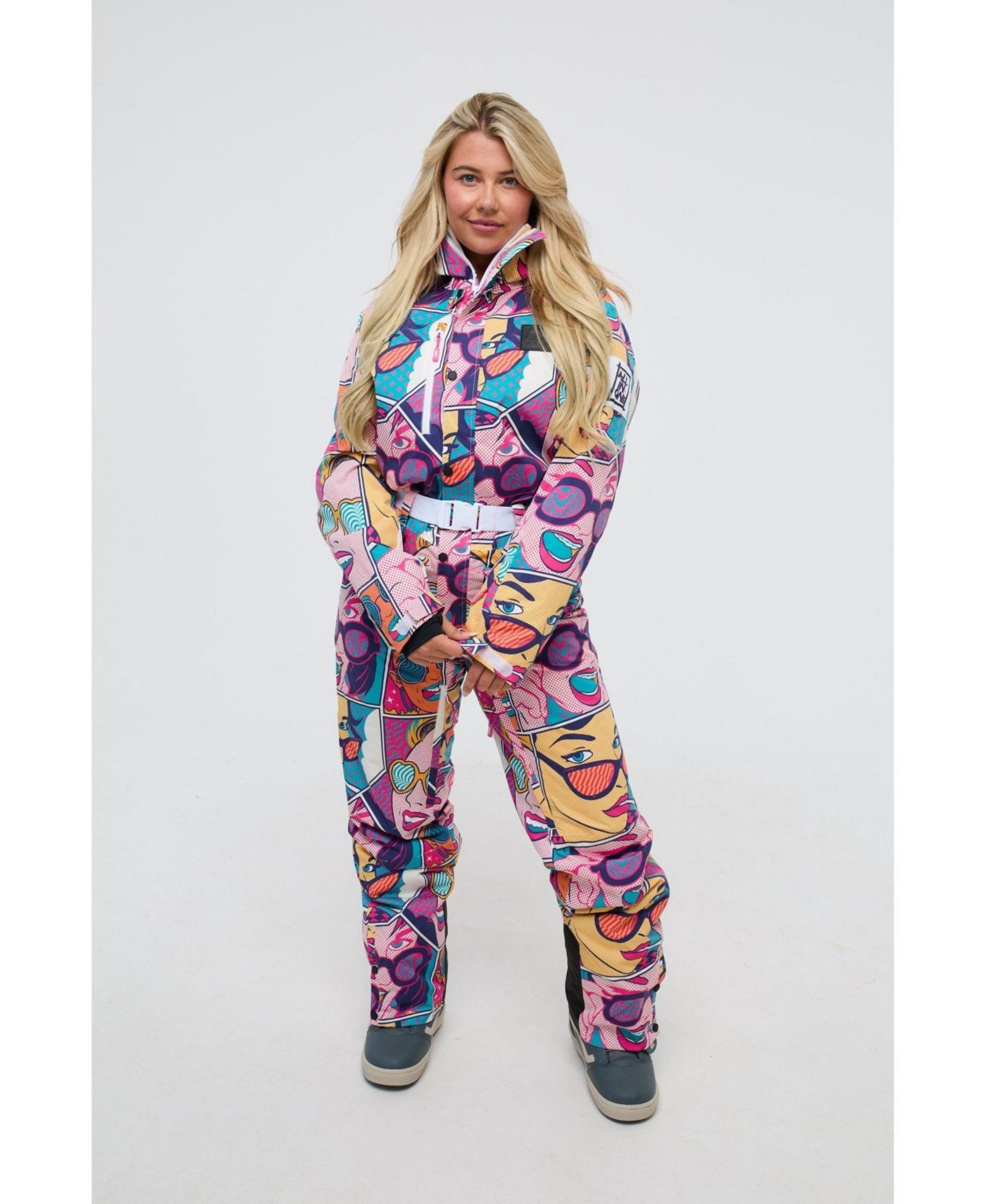 OOSC Women's Comic Book Candy - Shaped Ski Suit
