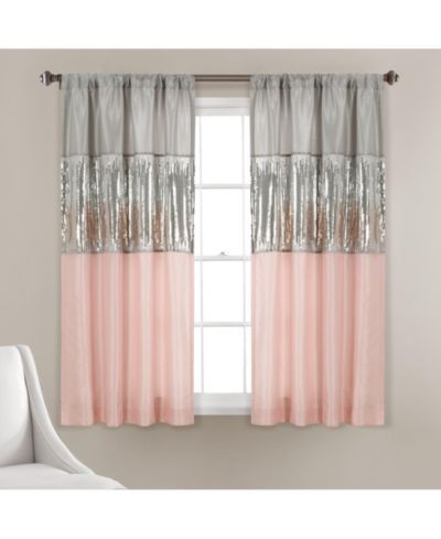 Занавеска Lush Decor Night Sky Sequin, 42" x 63"