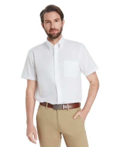 Мужская рубашка Club Room Men's Pinpoint Oxford Dress Shirt