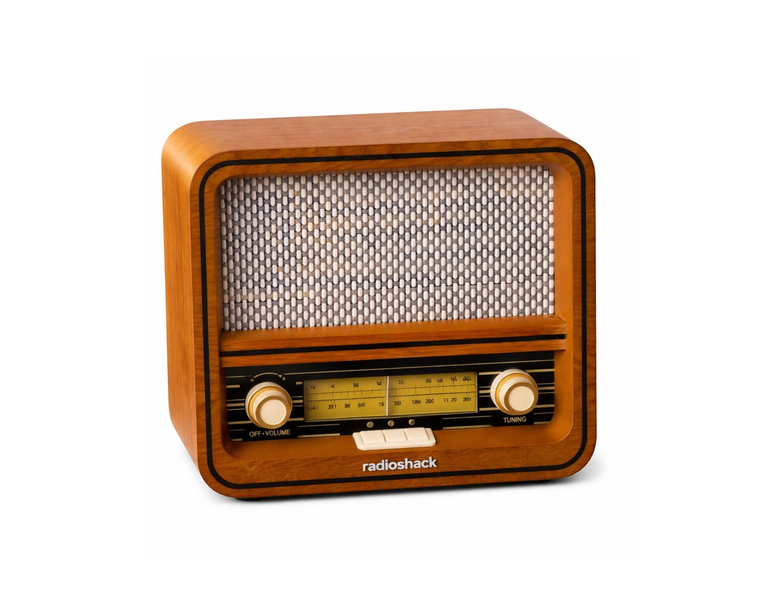 RadioShack 4001796 Bluetooth AM/FM Retro Radio