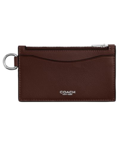 Кошелек-картхолдер COACH Men's Zip Card Case Wallet