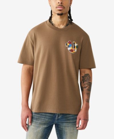 True Religion Мужская футболка с коротким рукавом и принтом Garden Horseshoe