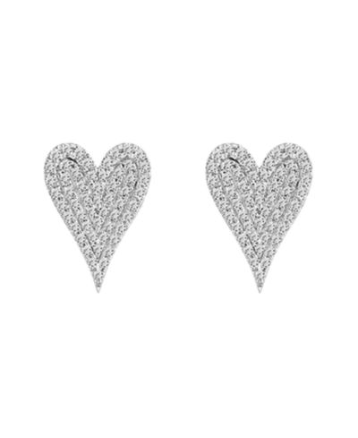 Серьги с бриллиантами Macy's (1/4 ct. t.w.) в 10k White Gold
