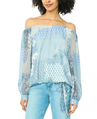 Sam & Jess Женский Off-The-Shoulder Long-Sleeve Blouse