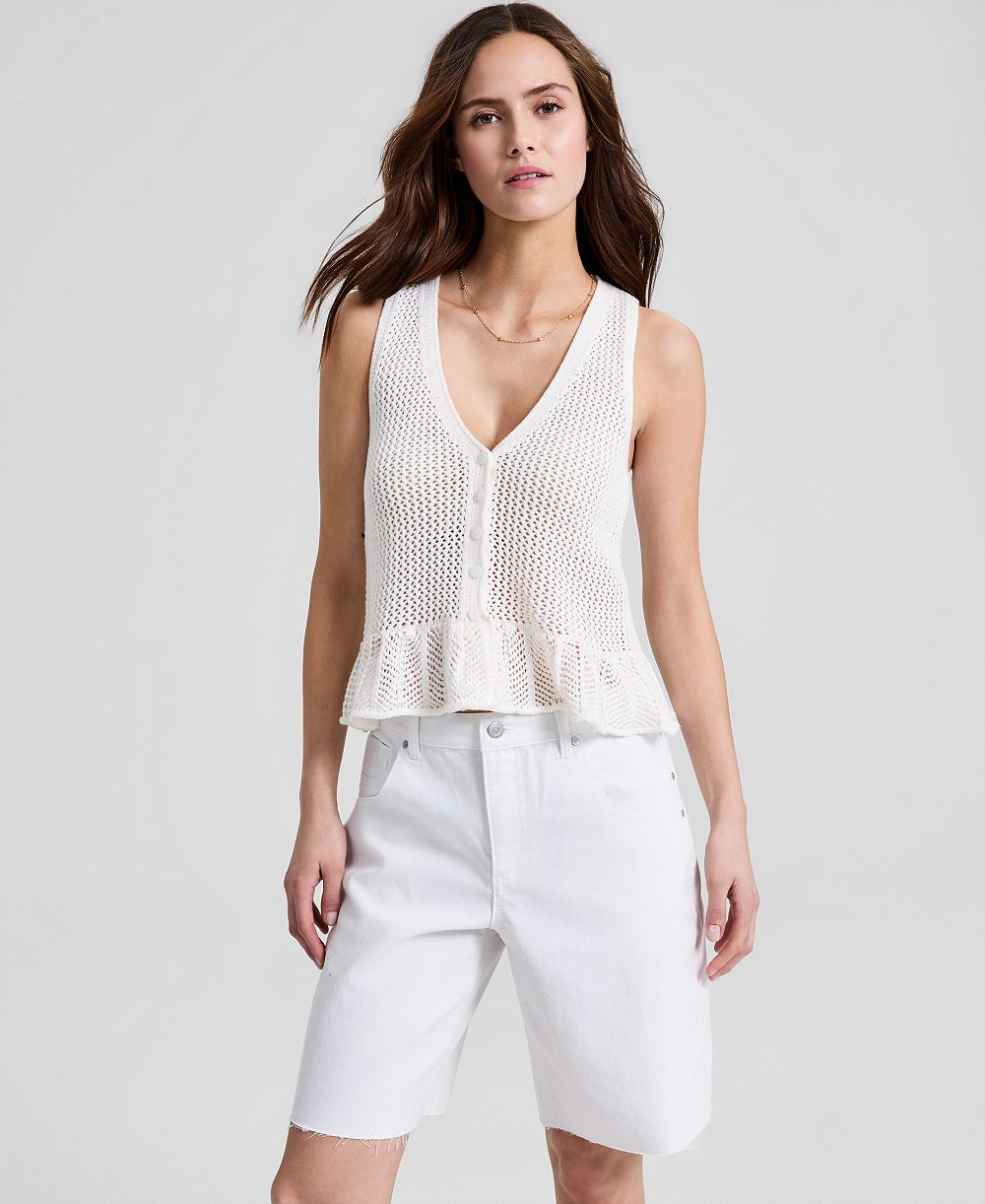 And Now This Women's V-Neck Knit Peplum Top, Macy's Exclusive
