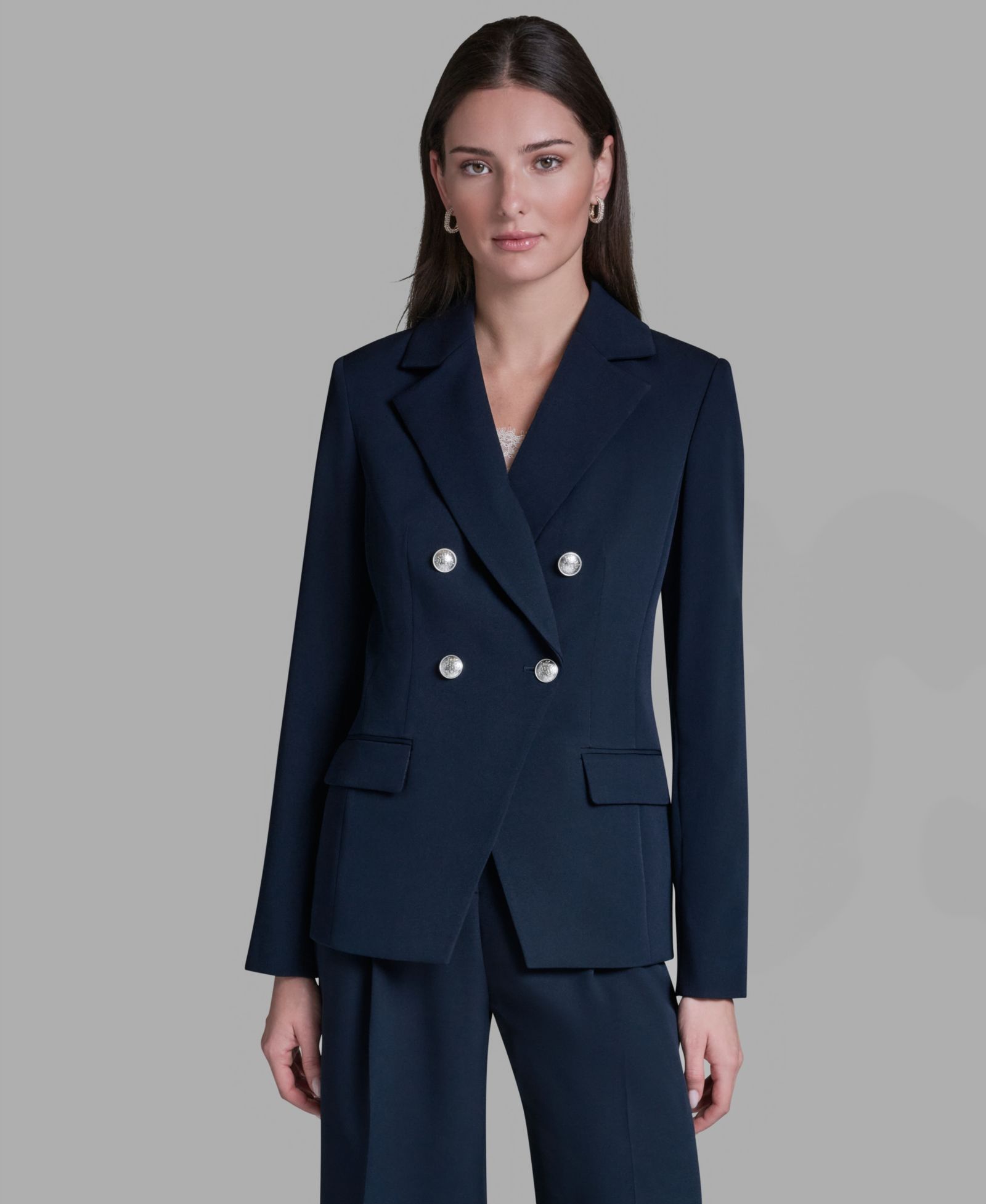 Жакет BCBG Women's Double Breasted Long-Sleeve