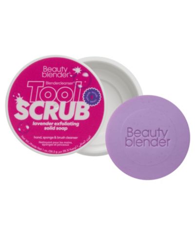 Твердое отшелушивающее мыло beautyblender Blendercleanser Tool Scrub Lavender, 1 oz.