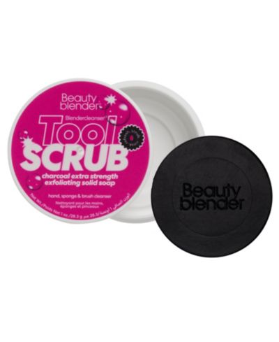 Твердое мыло-скраб beautyblender Blendercleanser с углем, 3 oz.