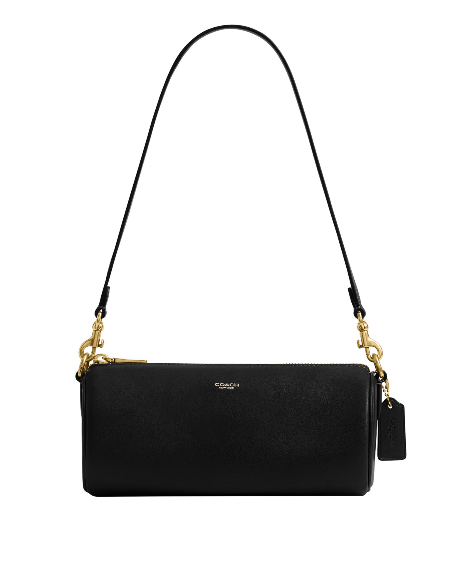 COACH Barrel Small Leather Slim Shoulder Bag