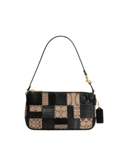 Сумка через плечо COACH Plaza Medium Patchwork Signature Jacquard Slim Shoulder Bag 25