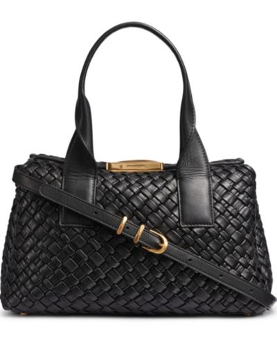 Женская кожаная сумка-саквояж Donna Karan New York Amagansett