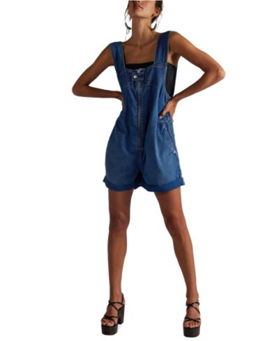 Женский комбинезон Free People Square Neck Jude Shortalls