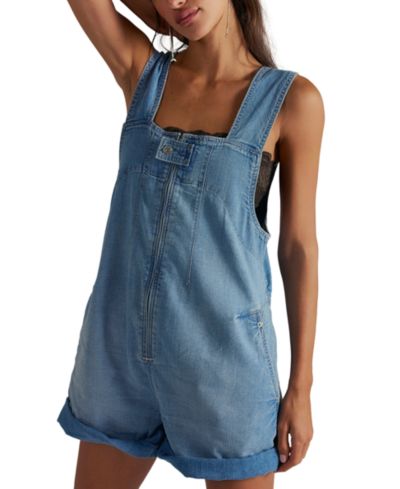 Женский комбинезон Free People Square Neck Jude Shortalls