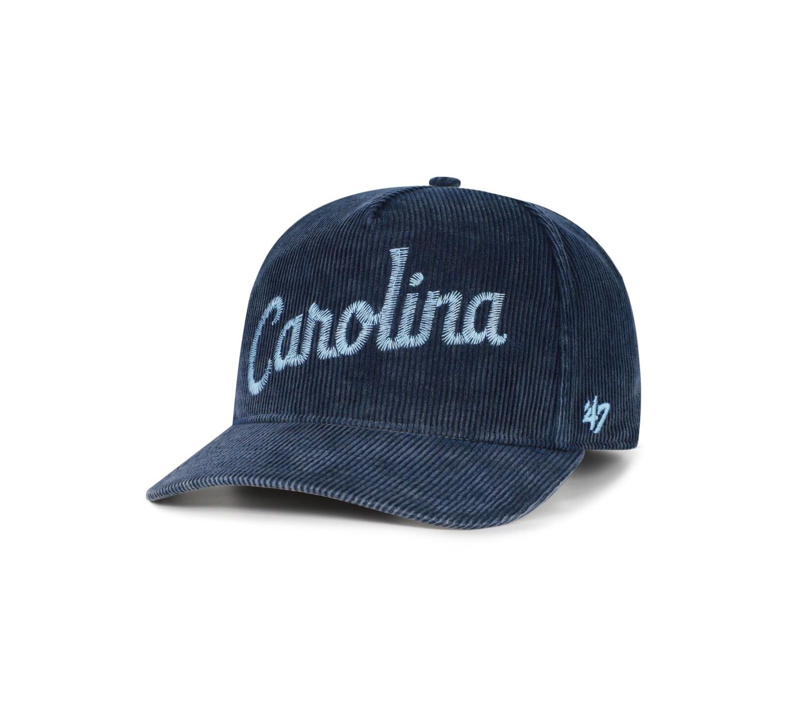 '47 Brand Мужская кепка North Carolina Tar Heels Reclaim Snow Wash Corduroy Hitch, темно-синяя