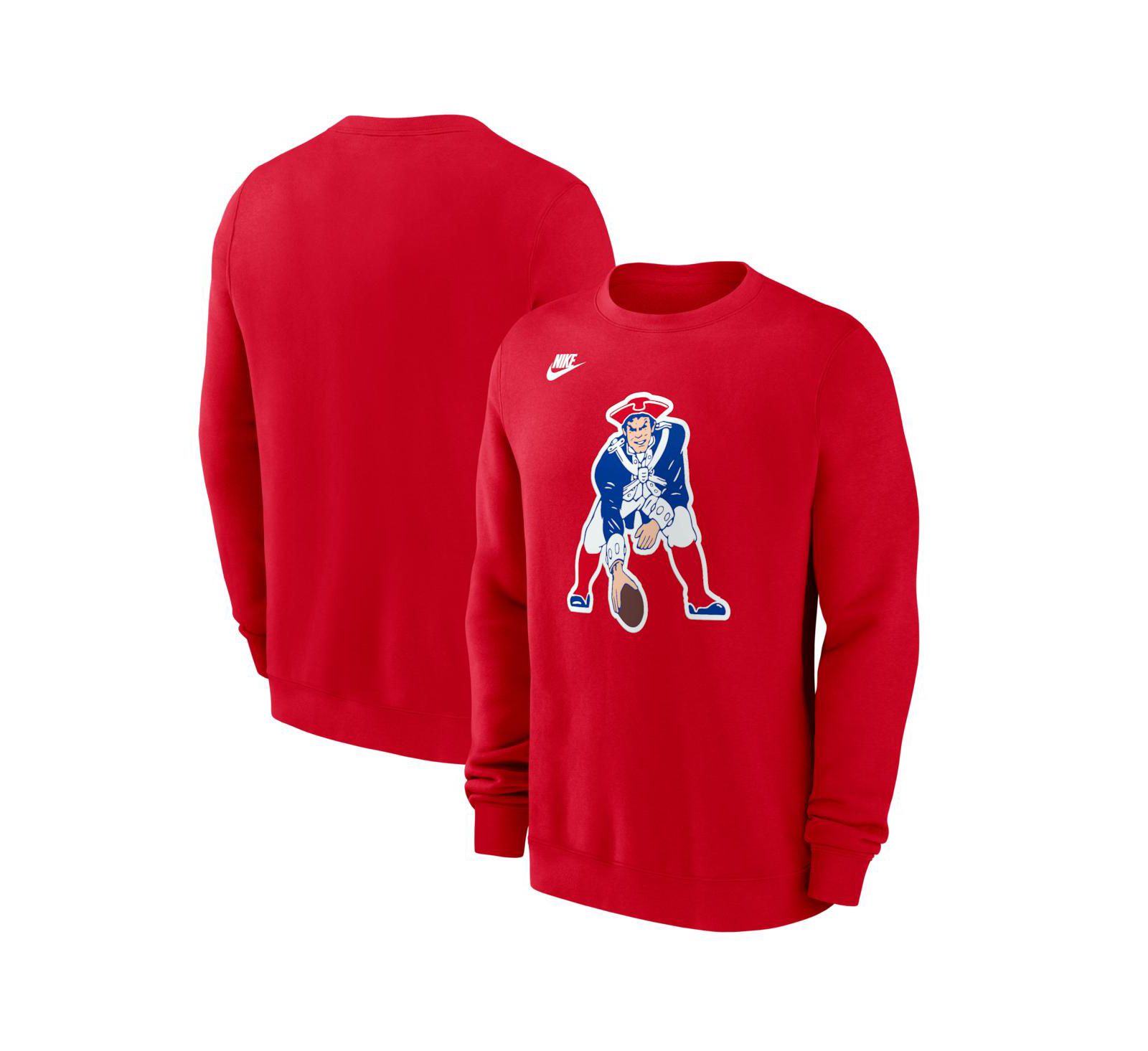 Мужская толстовка Nike Red New England Patriots Pat Patriot Club