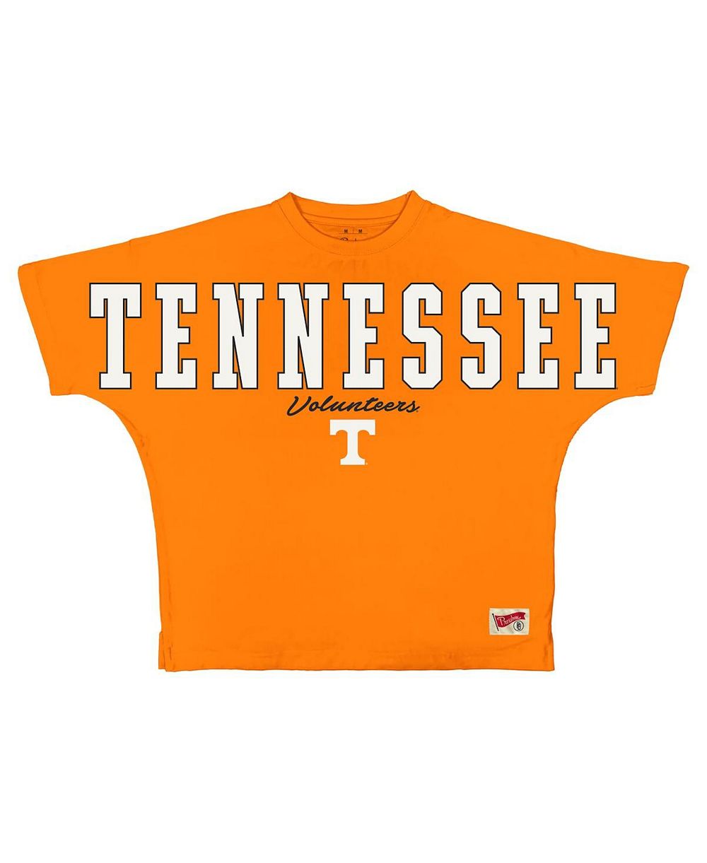 Pressbox Женская безразмерная футболка Flannigan с логотипом Tennessee Volunteers оранжевого цвета