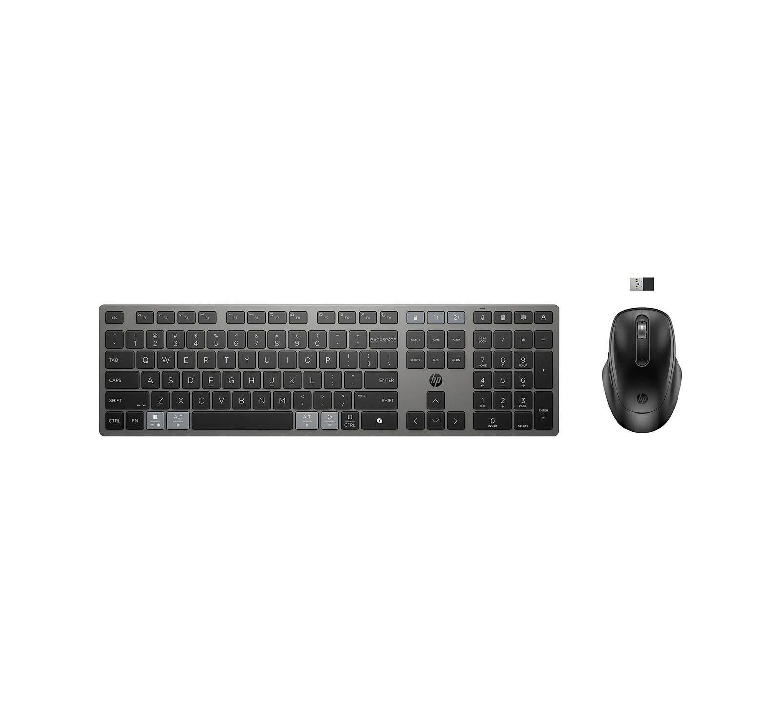 Беспроводной комплект клавиатуры и мыши HP 725 Multi-Device Rechargeable