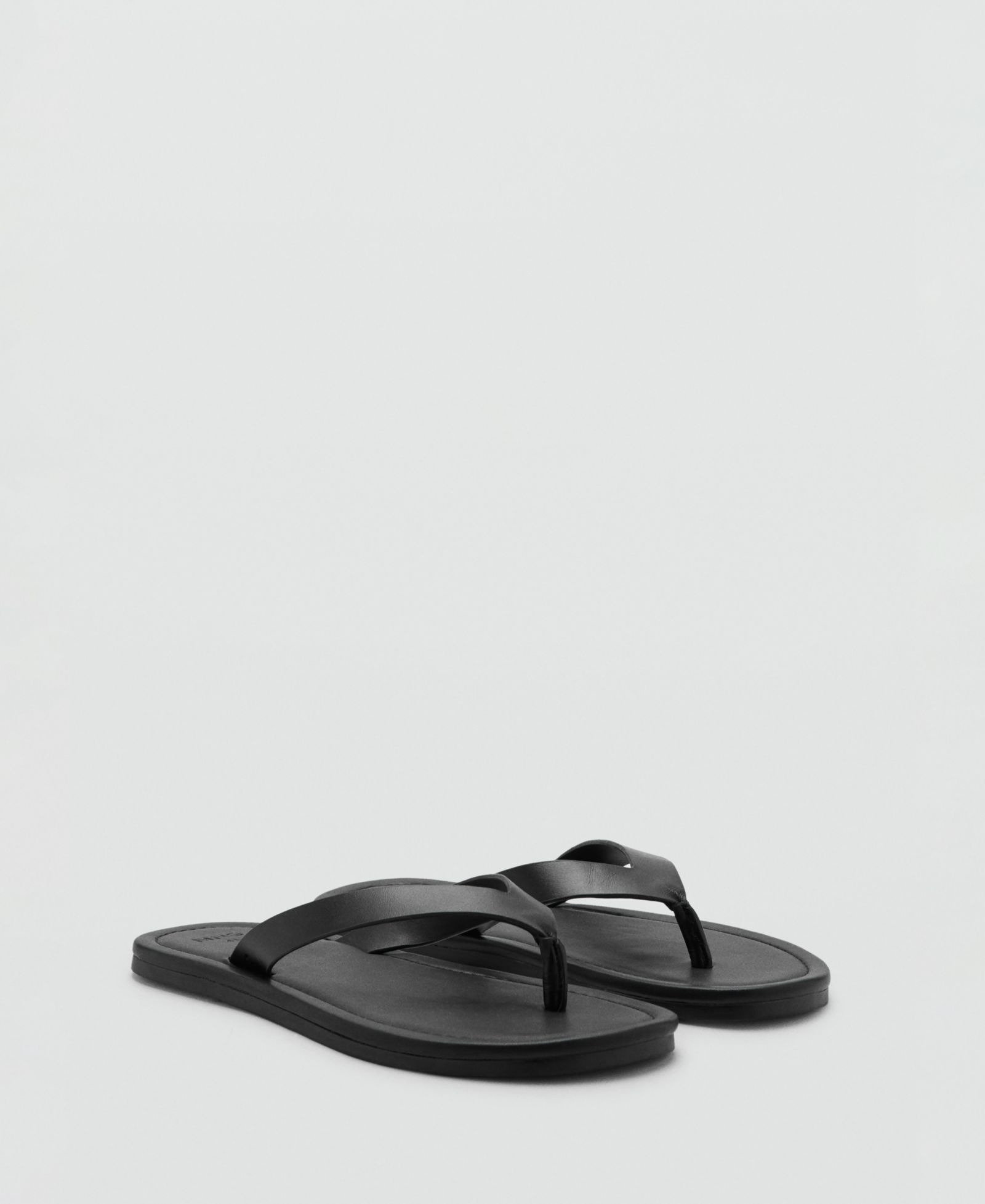 Mango Men's Leather Straps Sandals