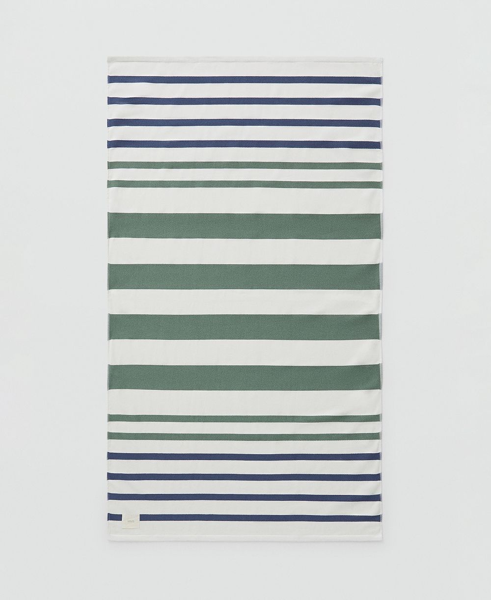 Mango Men's Cotton Striped Beach Towel