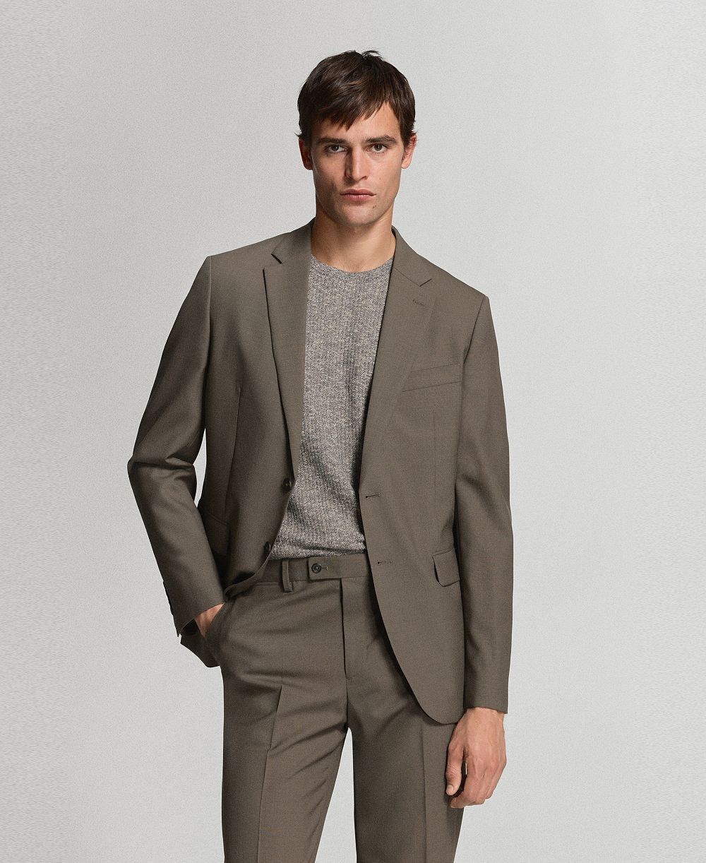 Mango Мужской шерстяной пиджак Turin Suit Blazer