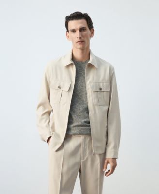 Мужской модальный жакет Mango Pockets Regular-Fit