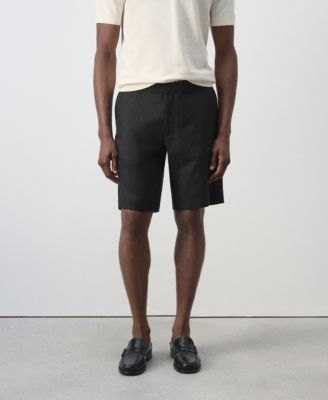 Mango Men's Slim-Fit Linen 9.84" Bermuda Shorts