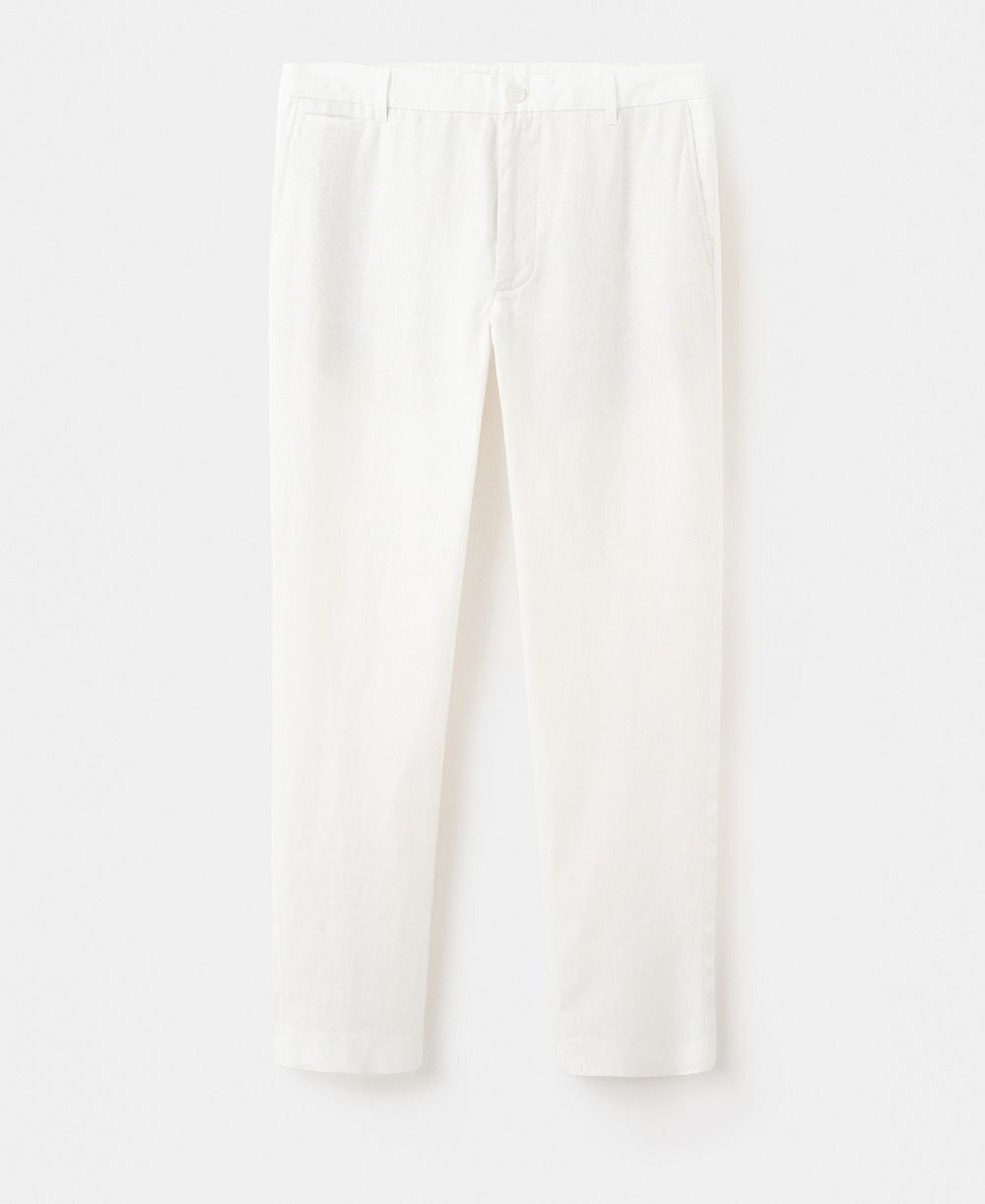 Mango Men's Slim-Fit Linen Pants