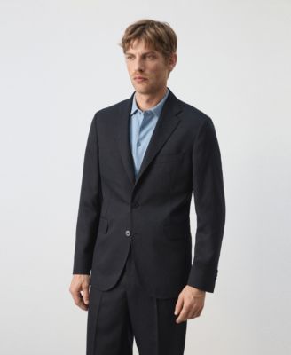 Mango Мужской приталенный пиджак Amalfi Slim Fit