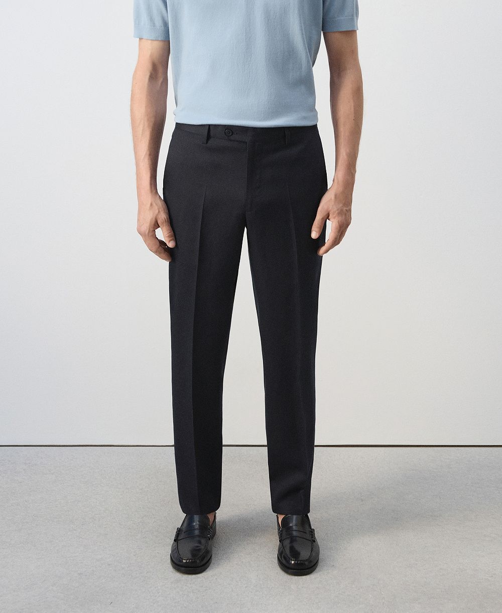 Mango Мужские брюки Amalfi Slim-Fit