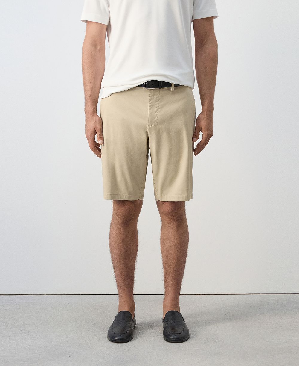 Мужские хлопковые шорты-бермуды Mango Men's Slim-Fit Chino 10.12"