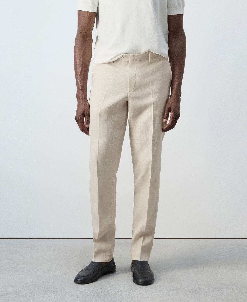 Мужские брюки Mango Amalfi Linen Slim-Fit