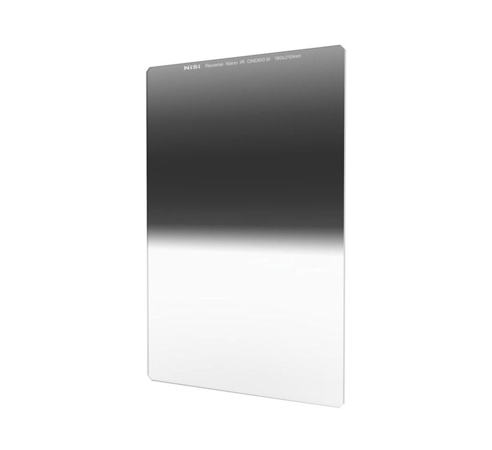 Нейтрально-серый градиентный фильтр Nisi 180x210mm 3 Stop Reverse, совместим с системами фильтров 2mm