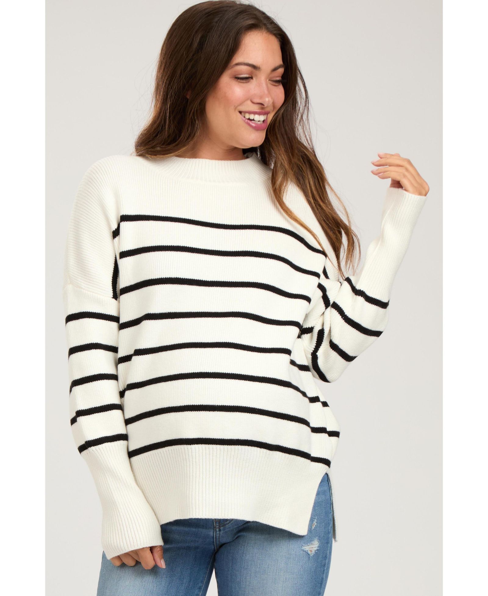 Свитер Pinkblush Maternity Striped Drop Shoulder