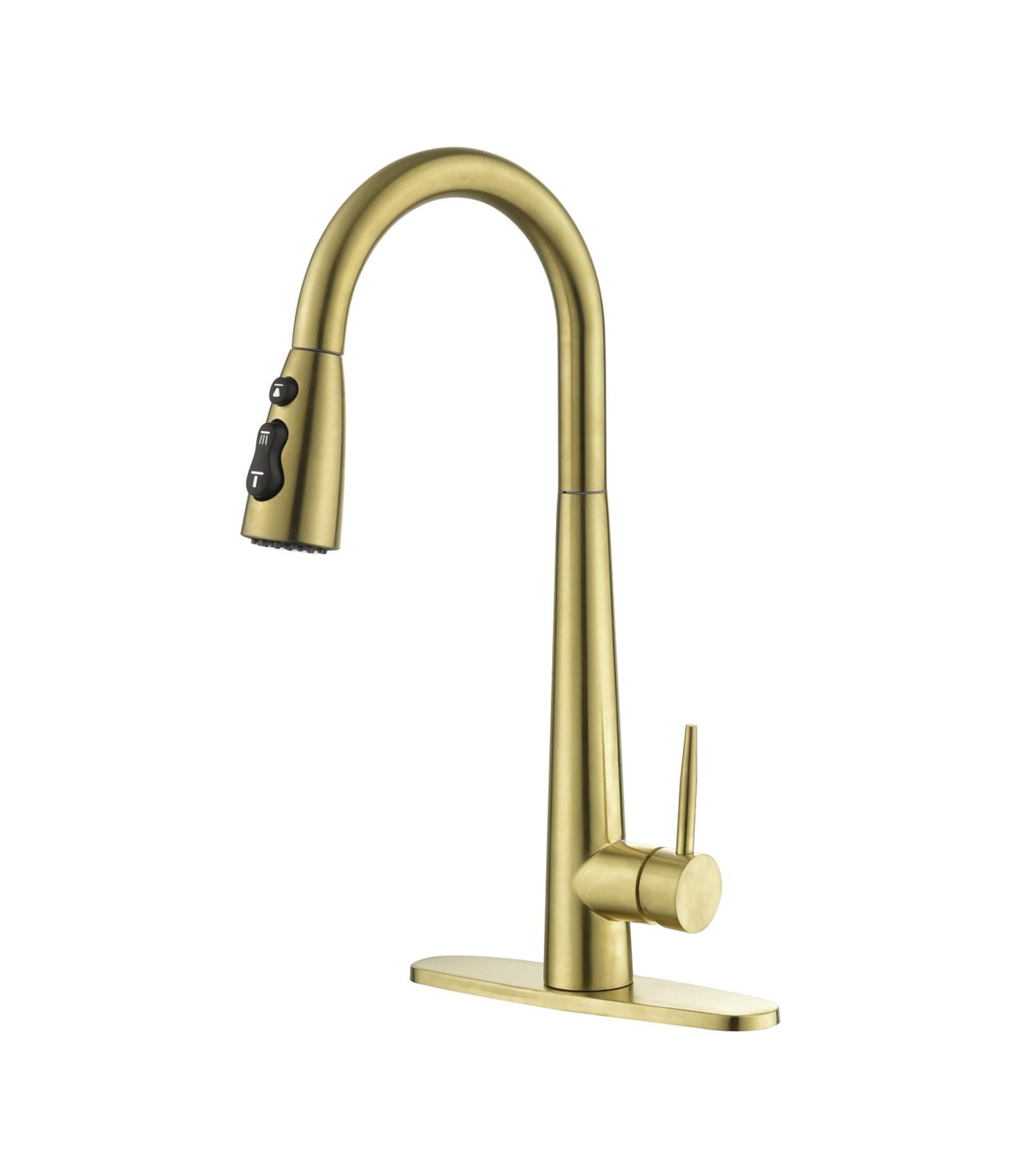 Кухонный смеситель RAINSKEN с выдвижным распылителем Brushed Nickel