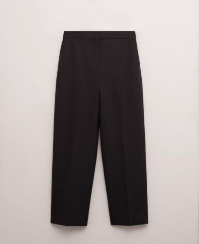 Women's Selection Wool Mid-Rise Dress Pants