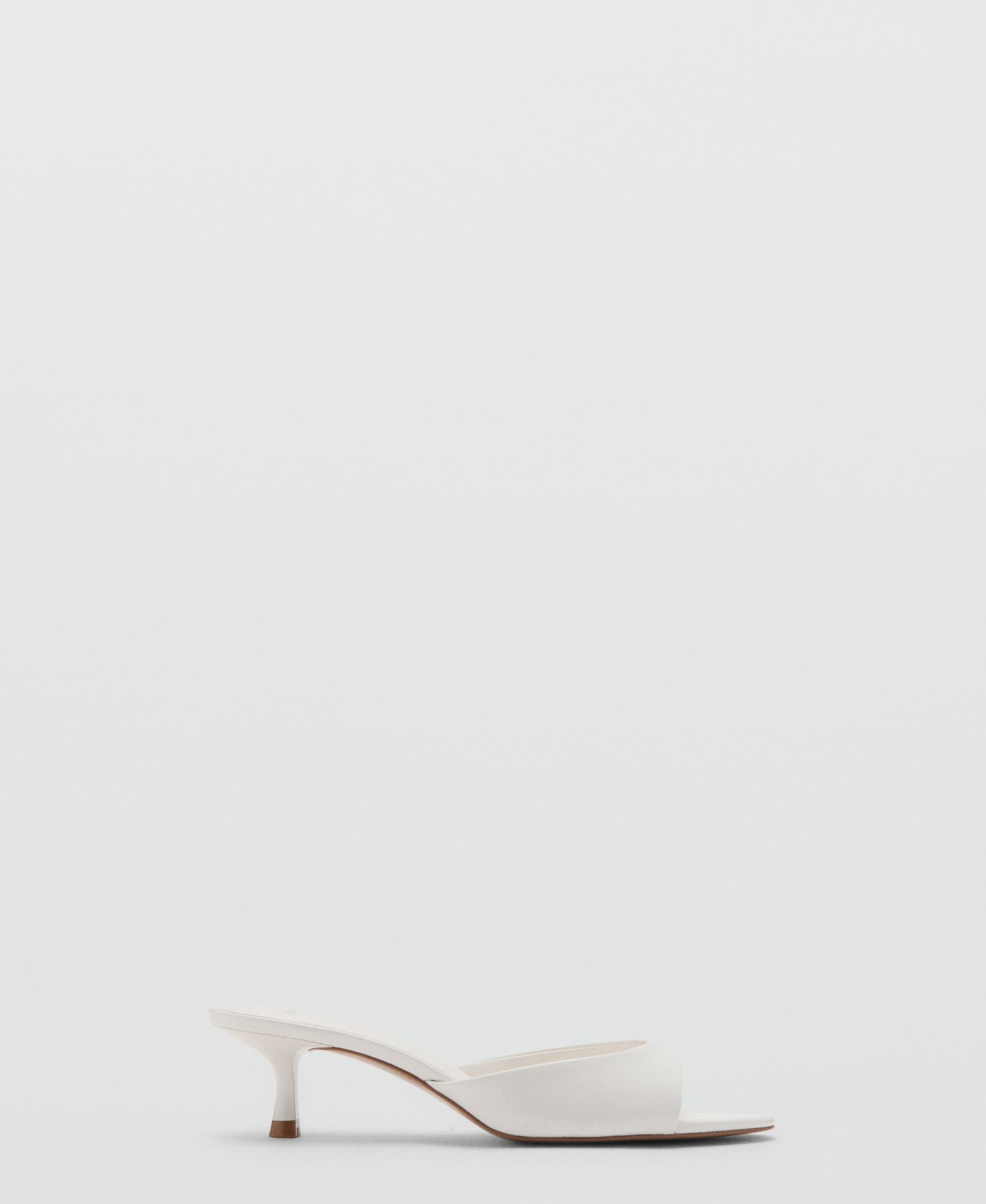 Mango Women's Strap Kitten-Heel Sandals