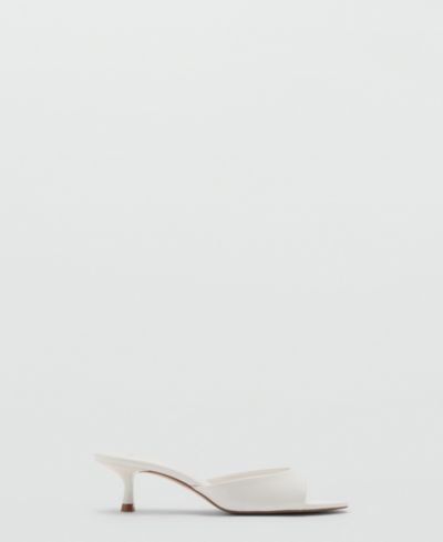 MANGO Женские сандалии на каблуке Kitten-Heel