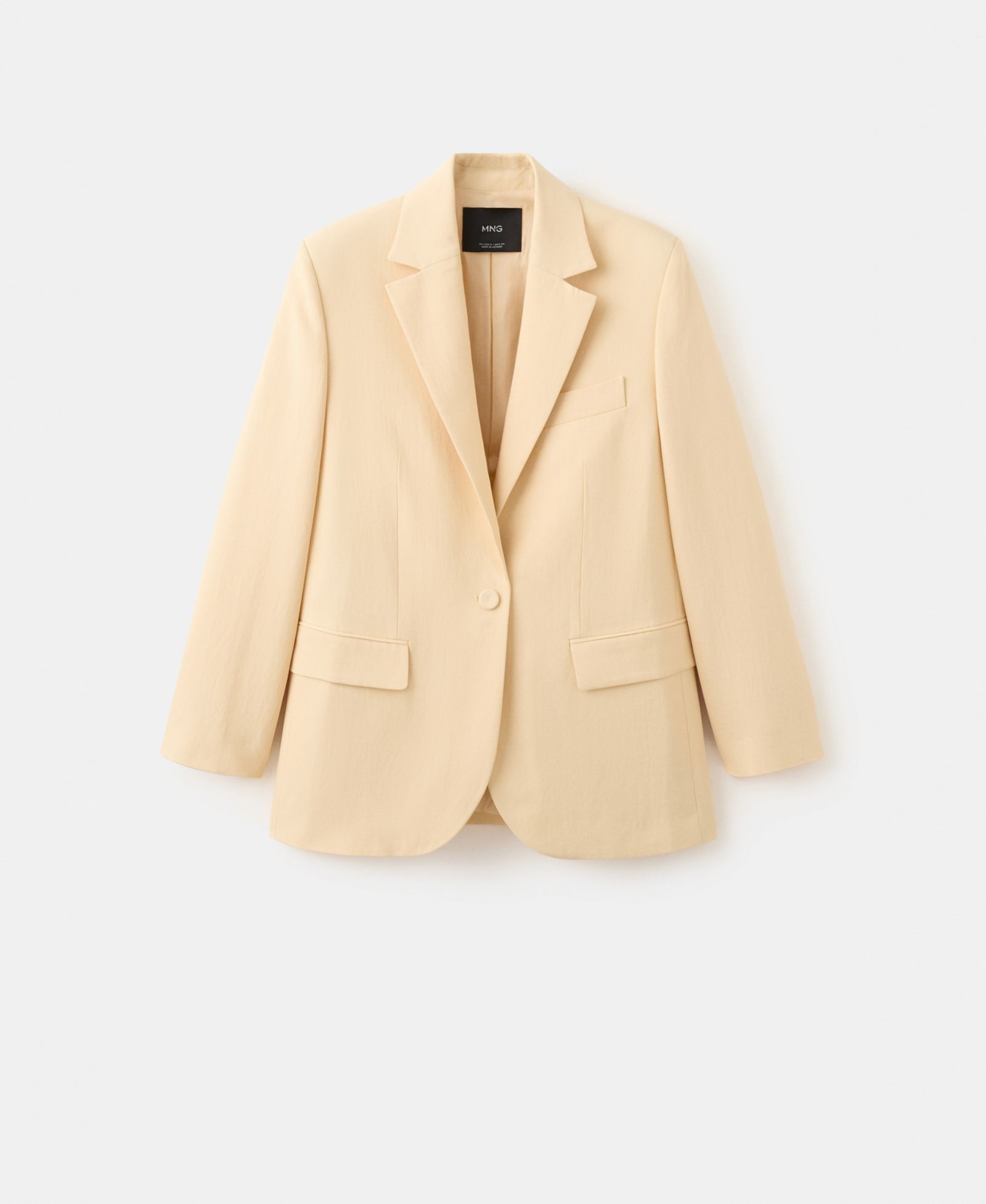 Mango Women's Linen Suit Blazer