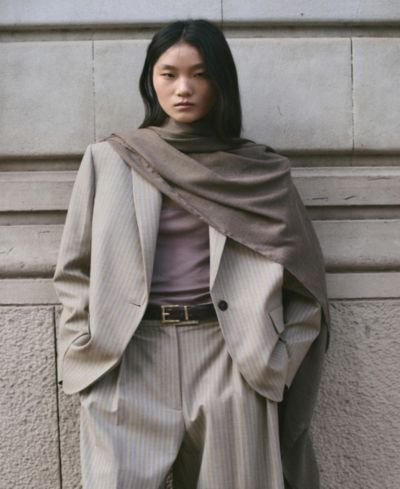 Женский блейзер Mango Wool-Blend Suit