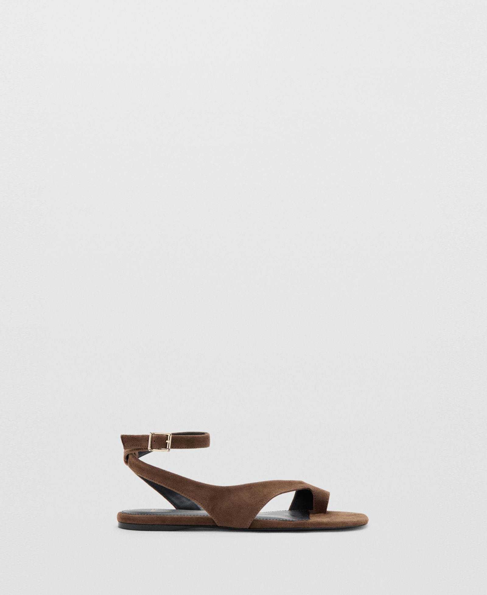 Mango Women's Leather Straps Sandals