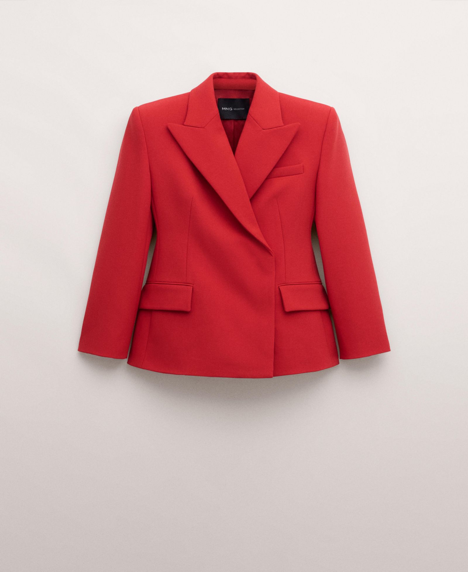 Mango Women's Fitted Double-Breasted Blazer