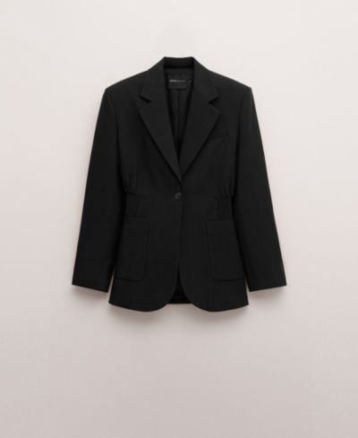 Mango Women's Fitted Lyocell Jacket