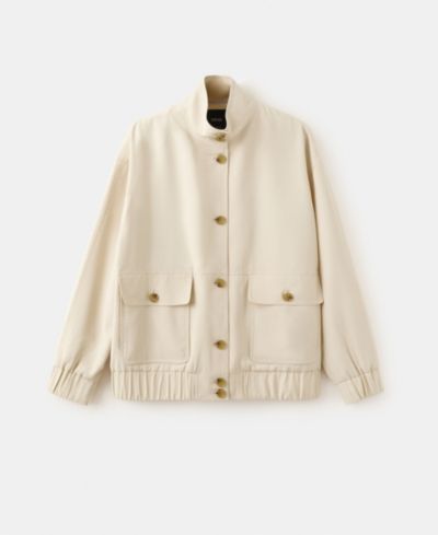Mango Women's Pockets Oversized Jacket
