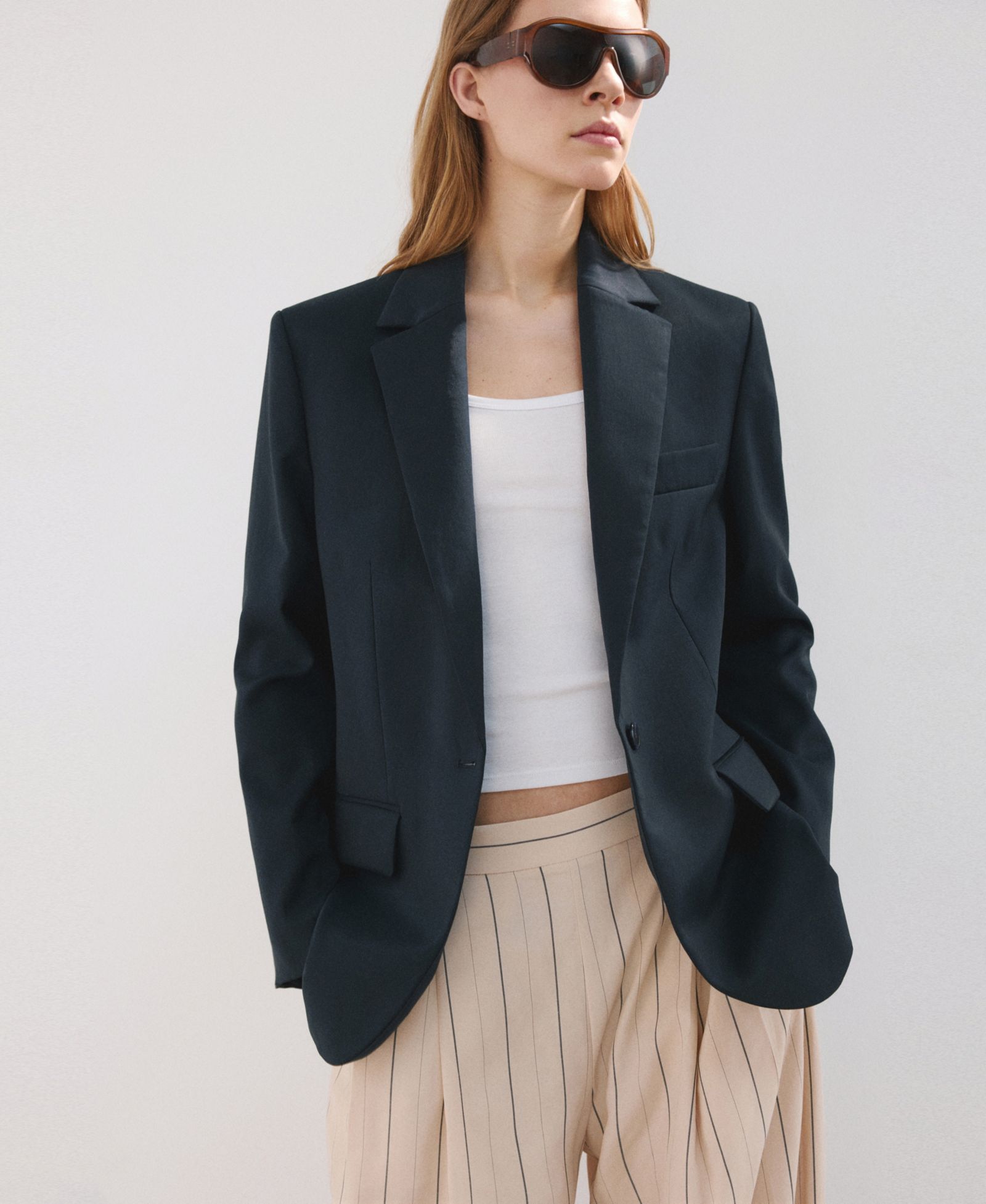 Блейзер Mango Women's Flap Pockets Straight